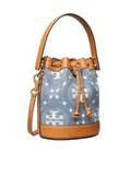 gambar-samping-Tory-Burch-T-Monogram-Denim-Mini-Bucket-Bag