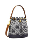 gambar-samping-Tory-Burch-T-Monogram-Jacquard-Bucket-Bag-Tory-Navy
