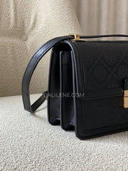 gambar-samping-Tory-Burch-T-Monogram-Leather-Shoulder-Bag-Black-balilene