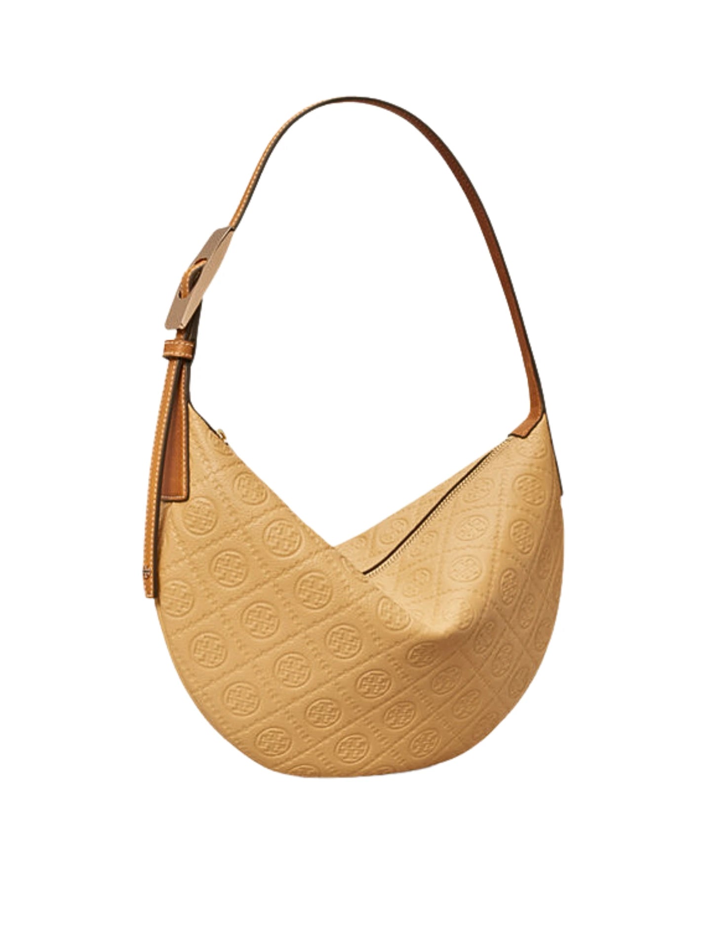 gambar-samping-Tory-Burch-T-Monogram-Pebble-Small-Balloon-Bag-Biscotti
