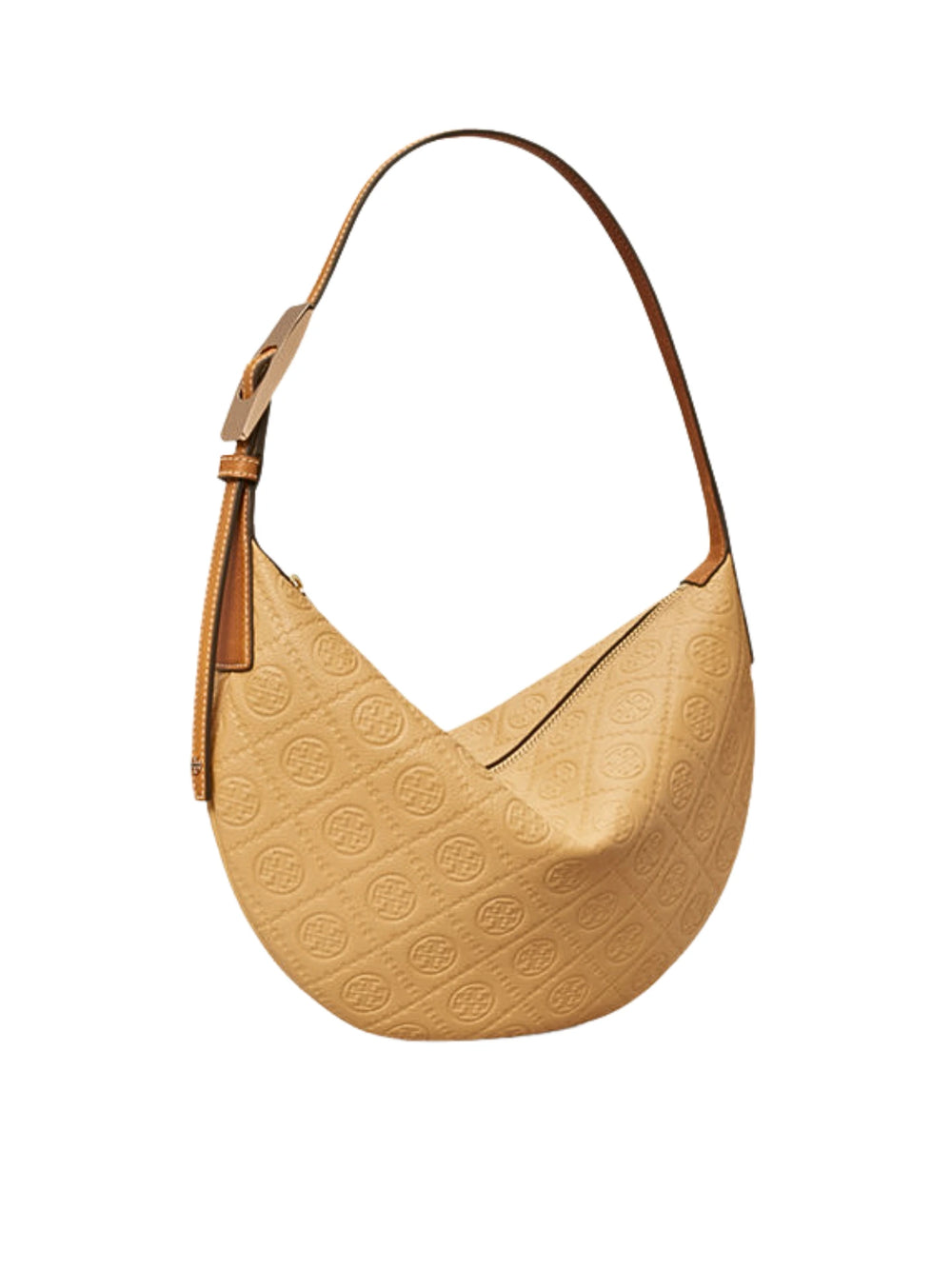 gambar-samping-Tory-Burch-T-Monogram-Pebble-Small-Balloon-Bag-Biscotti