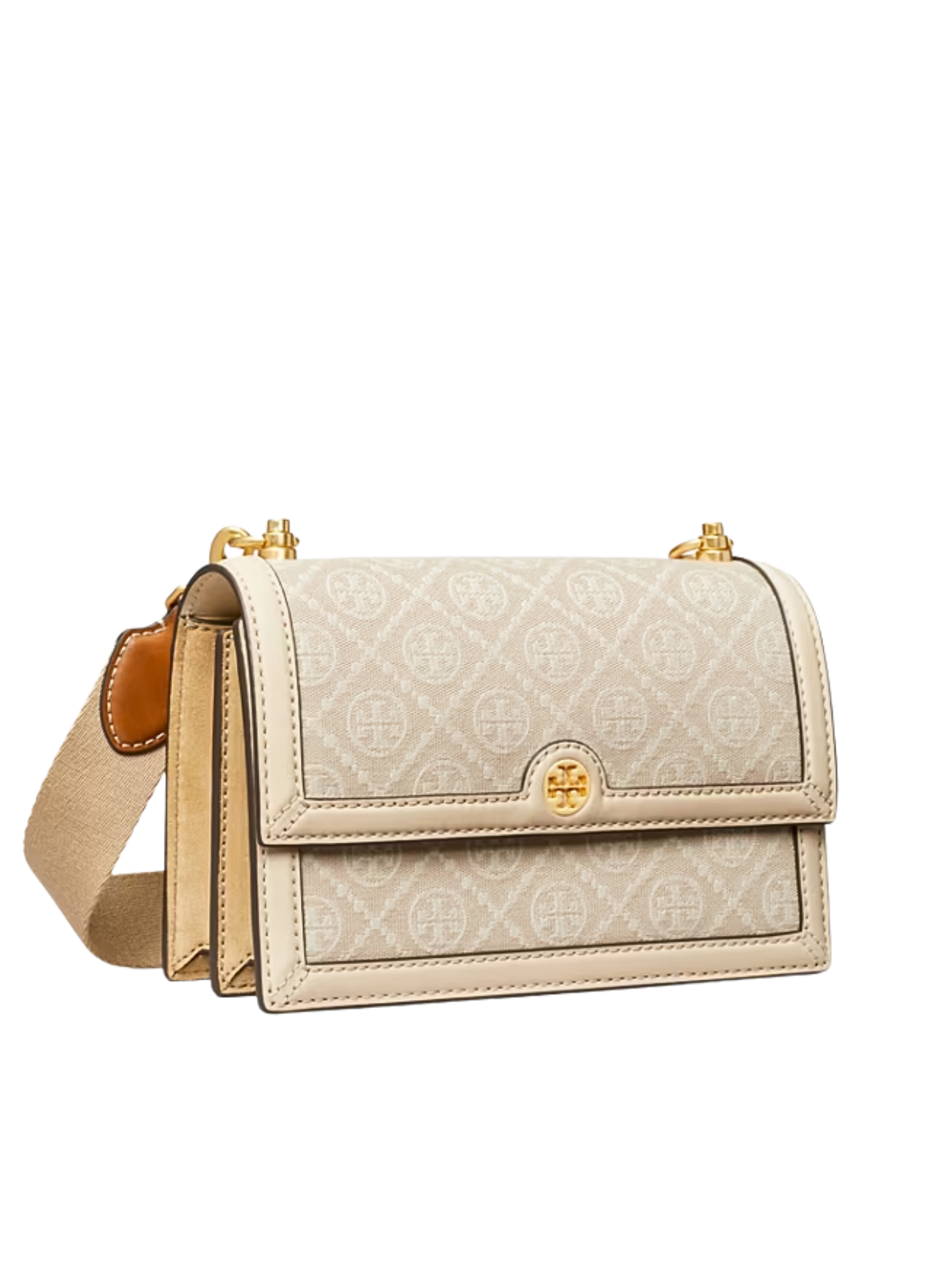 gambar-samping-Tory-Burch-T-Monogram-Small-Jacquard-Shoulder-Bag-Ivory