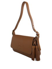 Tory Burch 134848 Thea Flap Shoulder Bag Moose