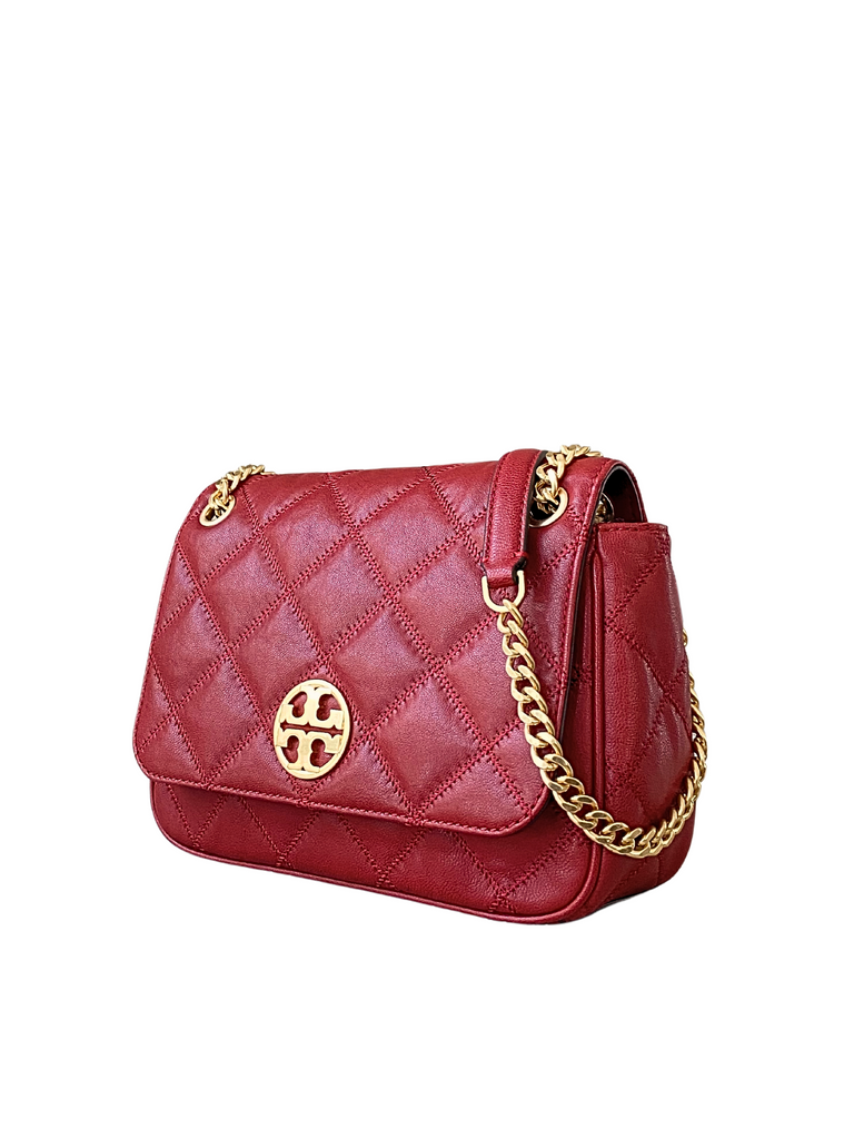 Tory Burch Willa Small Shoulder Bag Redstone – Balilene Tory Burch Willa Small Shoulder Bag Redstone – Balilene