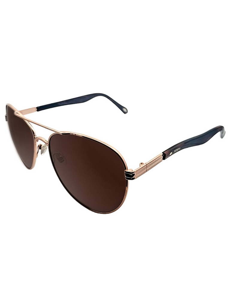 Ray Ban 59mm Polarized Pilot Sunglasses In Gold Brown Ray Ban 59mm Polarized Pilot Sunglasses In Gold Brown