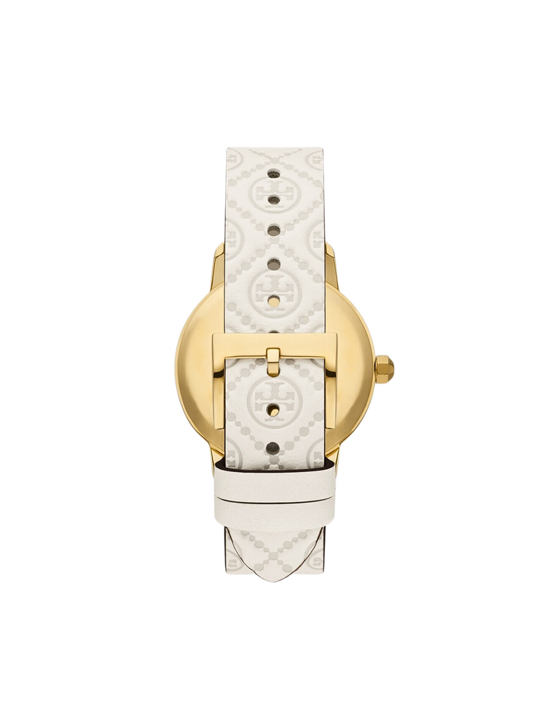 gambar-strap-Tory-Burch-T-Monogram-Ivory-Leather-Gold-Tone-Stainless-Steel-Watch