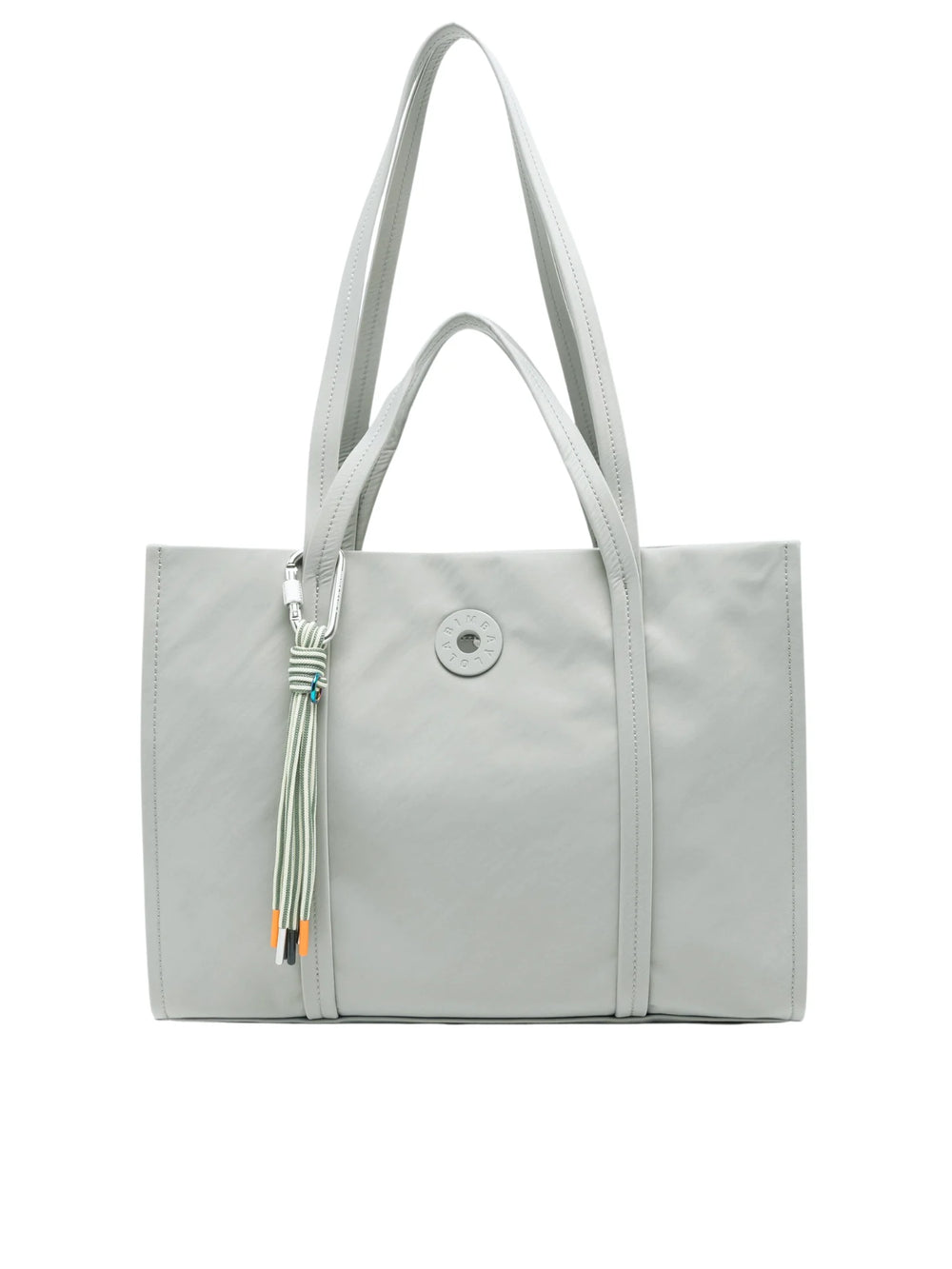 gambar-utama-Bimba-Y-Lola-Chimo-logo-plaque-Medium-Nylon-Shopper-Bag-Light-GreyWEBP_1
