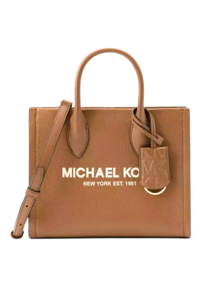 Small tan michael kors bag shop