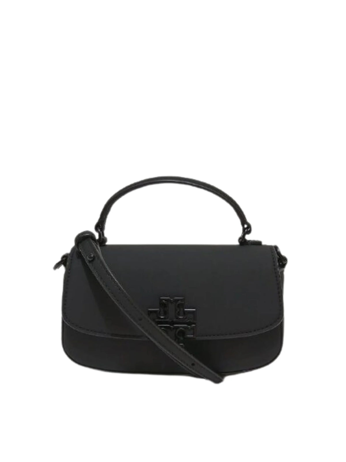Tory Burch Britten Matte Mini Top Handle Bag Black – Balilene