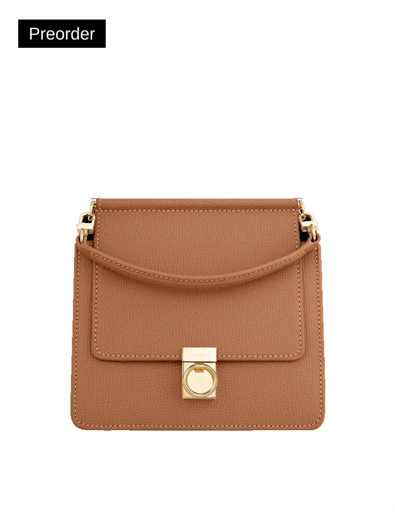 gambar-utama1-Polene-Numero-Sept-Mini-Textured-Grain-Leather-Camel