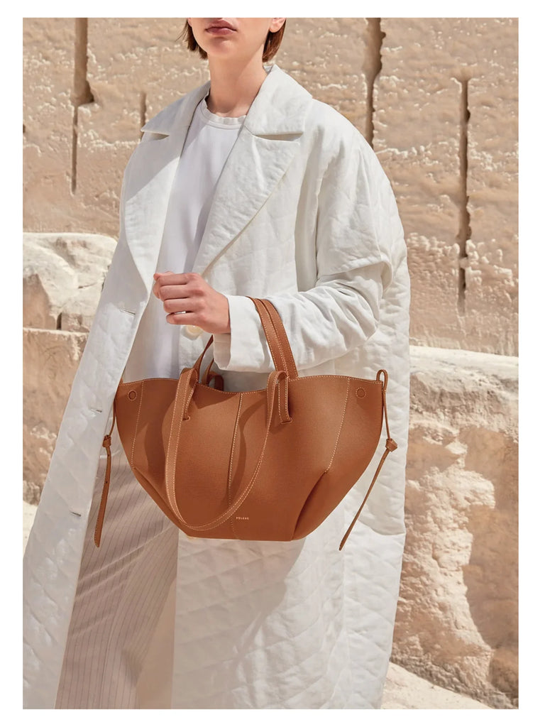 gambar1-Polene-Cyme-Mini-Bag-Textured-Camel