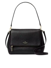 gambar_depan_Kate_Spade_Leila_Medium_Flap_Shoulder_Bag_Black
