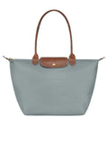 gambar_depan_Longchamp_Le_Pliage_Original_Medium_Shoulder_Bag_Steel