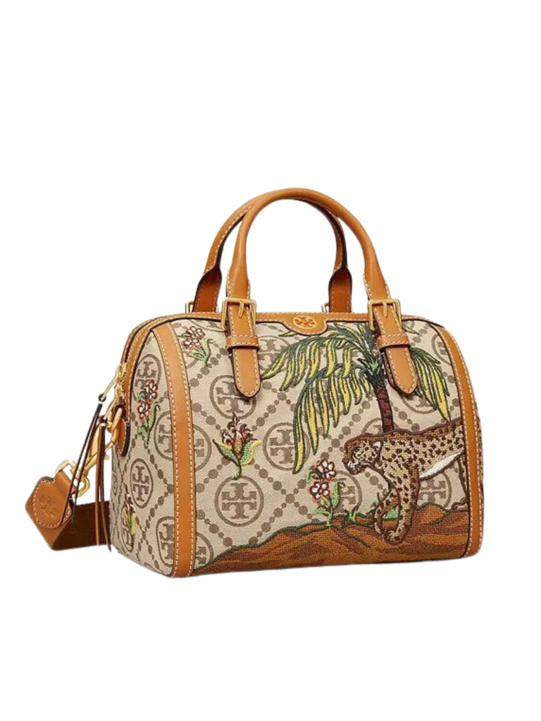 gambar_samping_Tory_Burch_T_Monogram_Jacquard_Embroidered_Duffle