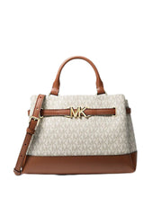 gambar_utama_Michael_Kors_Reed_Small_Belted_Logo_Satchel_Bag_Vanilla
