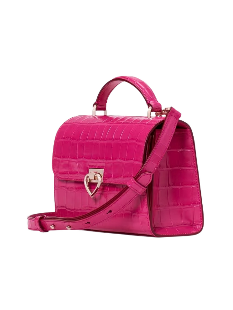 gambar-samping-Kate-Spade-Lovitt-Croc-Embossed-Small-Top-Handle-Bag-Festive-Pink