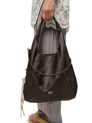 on-model-1-BYL-Large-Coffee-Leather-Paper-Bag