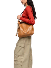 on-model-1-BYL-Medium-Toffee-Leather-Paper-Bag