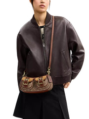 on-model-1-Coach-Ashton-Bag-With-Signature-Canvas-Tan-Vintage-Brown