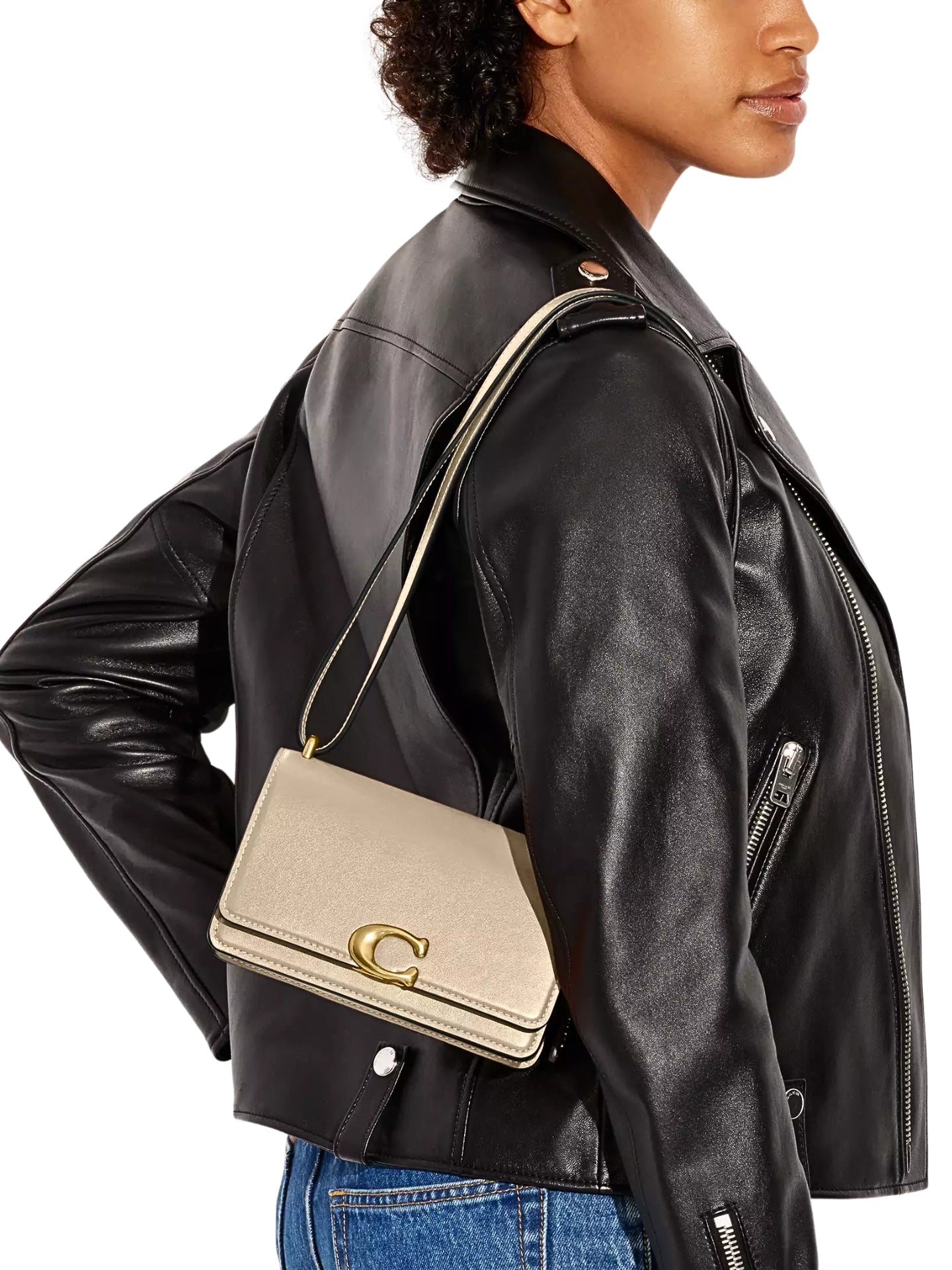 on-model-1-Coach-Bandit-Crossbody-Bag-Ivory