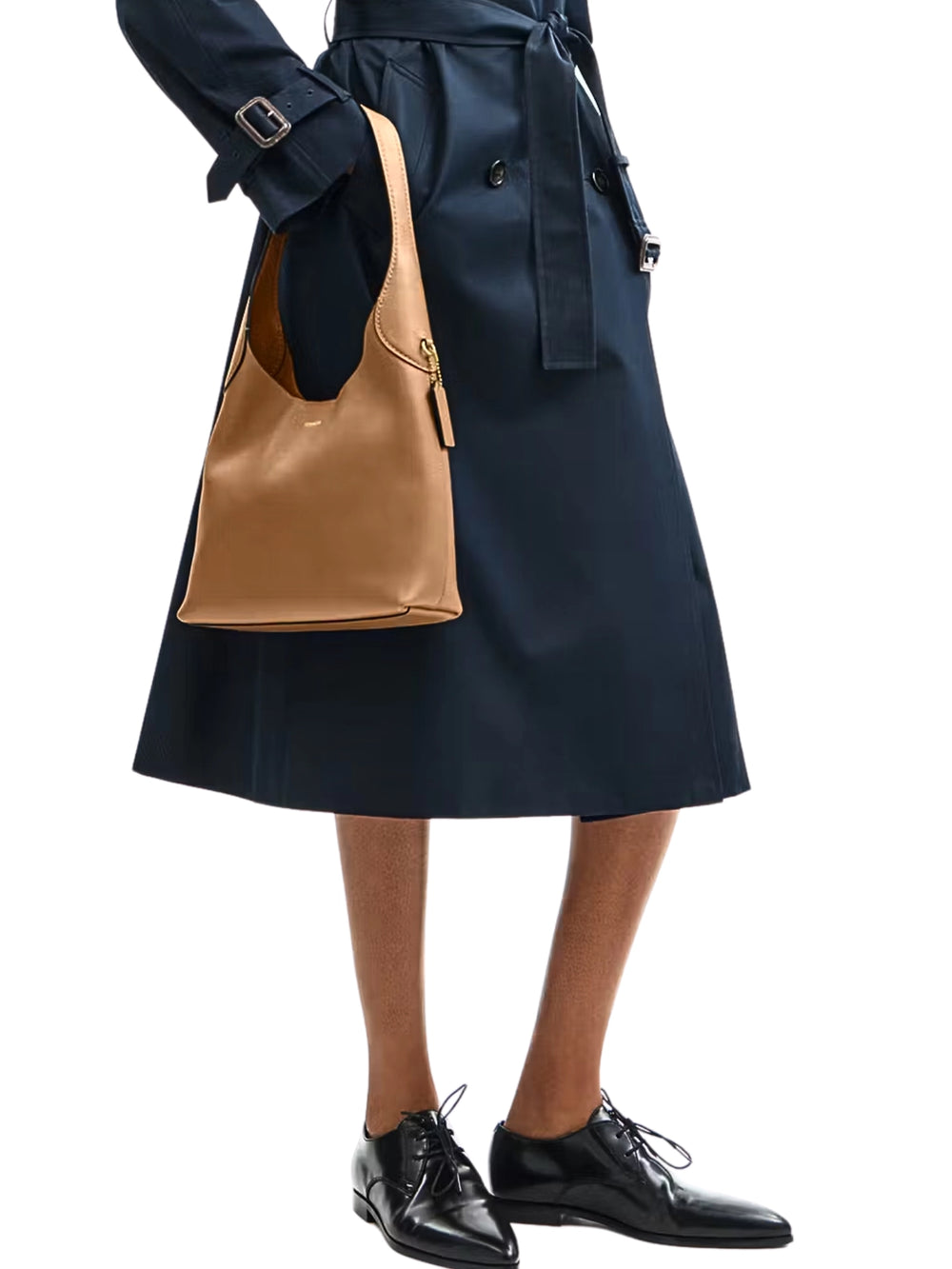 on-model-1-Coach-Brooklyn-Shoulder-Bag-28-Honey-Brown