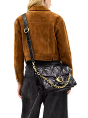 on-model-1-Coach-Chain-Tabby-Shoulder-Bag-35-With-Quilting-Black