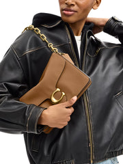 on-model-1-Coach-Chain-Tabby-Shoulder-Bag-Honey-Brown