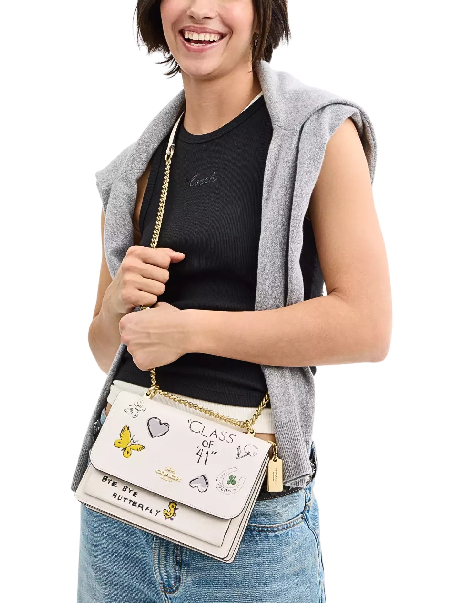 on-model-1-Coach-Klare-Crossbody-Bag-With-Sketch-Print-Chalk-Multi