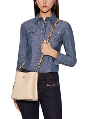 on-model-1-Coach-Mollie-Bucket-Bag-22-Snake-Embossed-Leather-Ivory-Multi