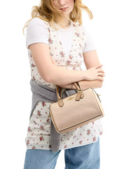 on-model-1-Coach-Rowan-Satchel-Bag-In-Colorblock-Dark-Natural-Multi