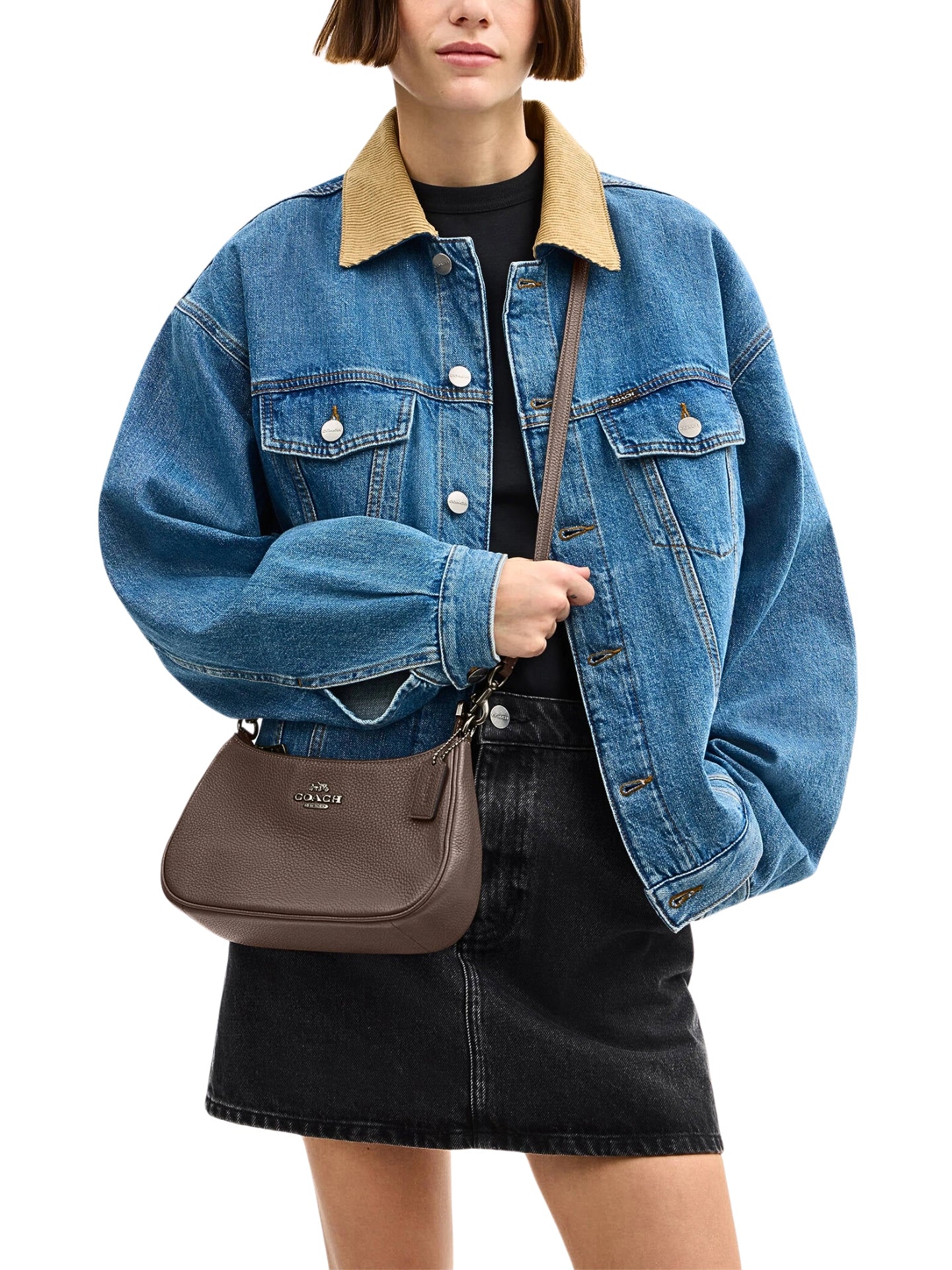 on-model-1-Coach-Teri-Shoulder-Bag-Dark-Stone