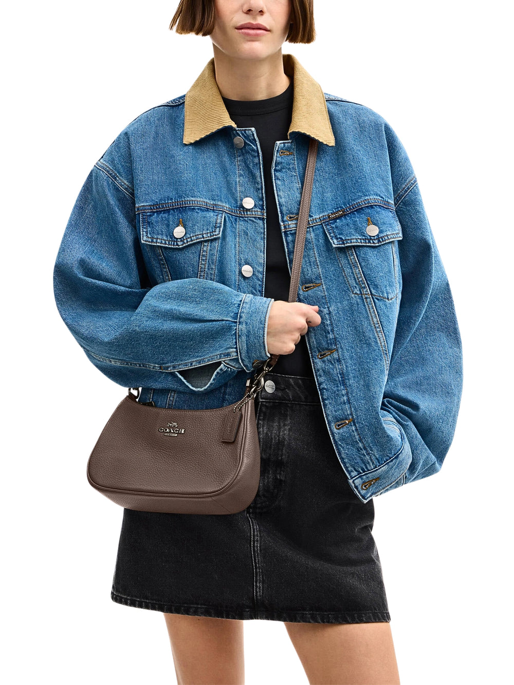 on-model-1-Coach-Teri-Shoulder-Bag-Dark-Stone