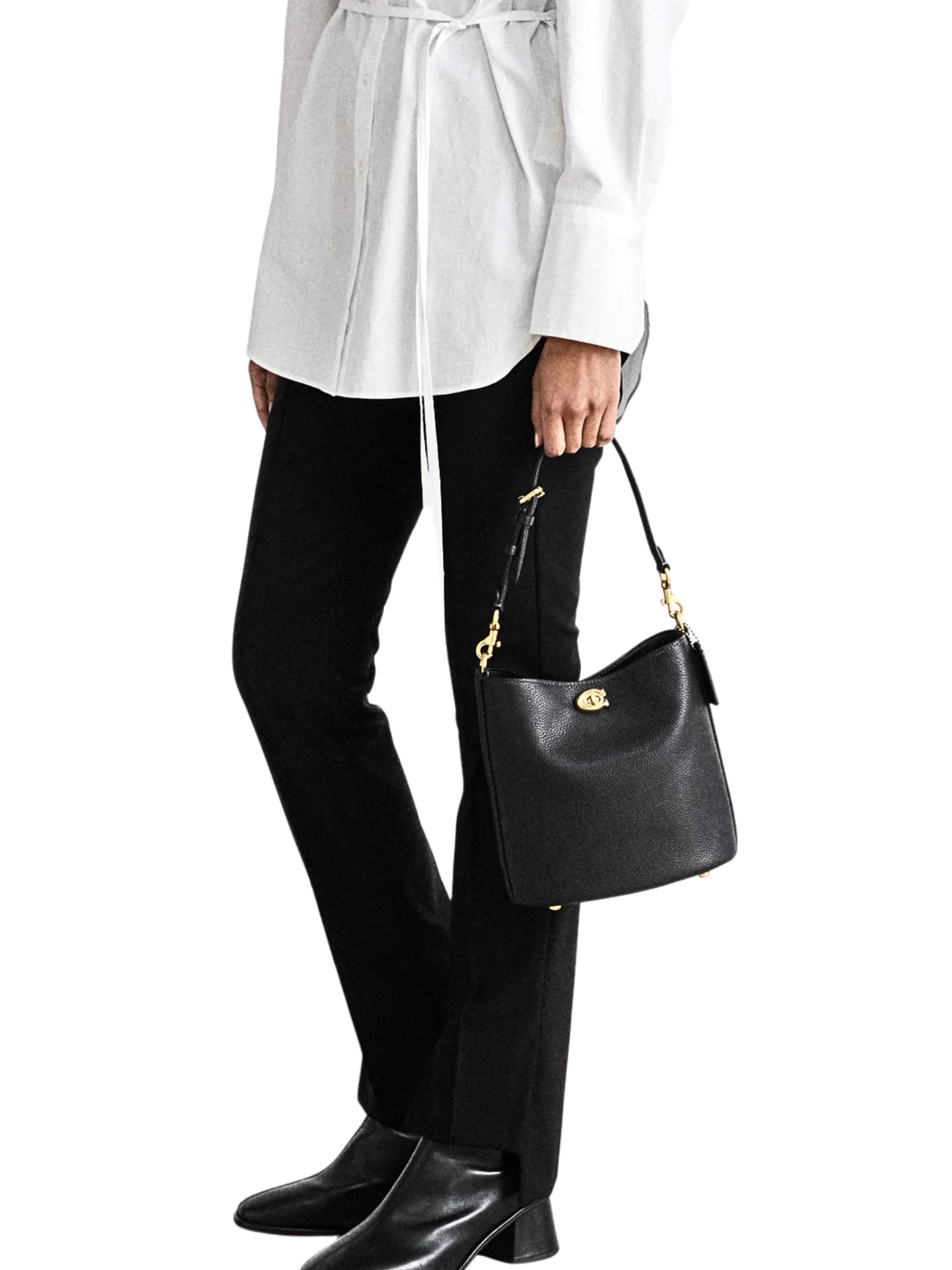 on-model-1-Coach-Willow-Soft-Bucket-Bag-19-Black