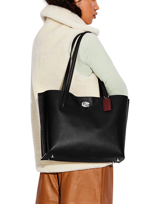 on-model-1-Coach-Willow-Tote-Bag-Black-C0689