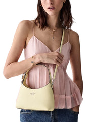 on-model-1-Kate-Spade-454-Mini-Crossbody-Bag-Lemon-Fondant