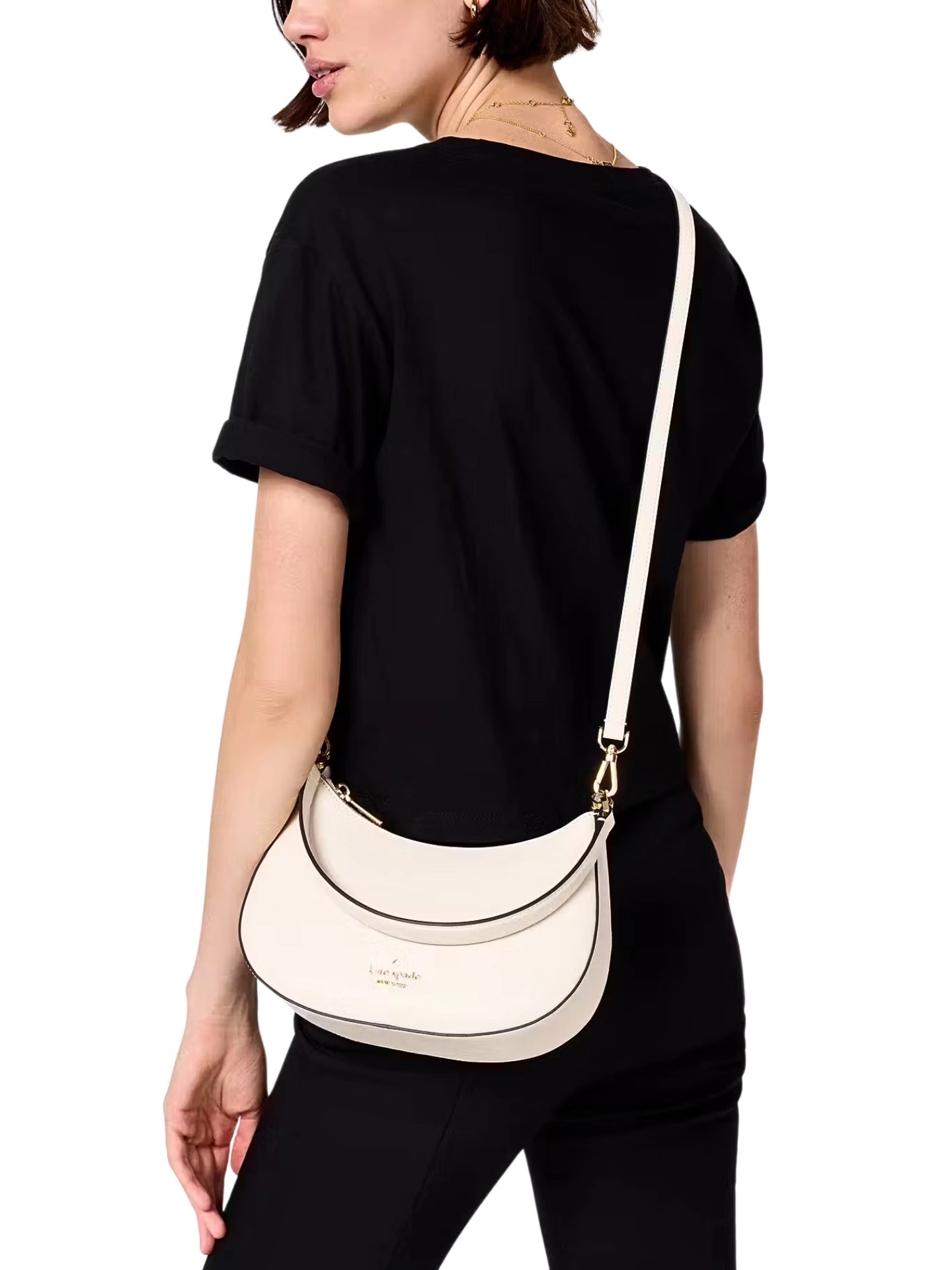 on-model-1-Kate-Spade-Paige-Shoulder-Bag-Meringue