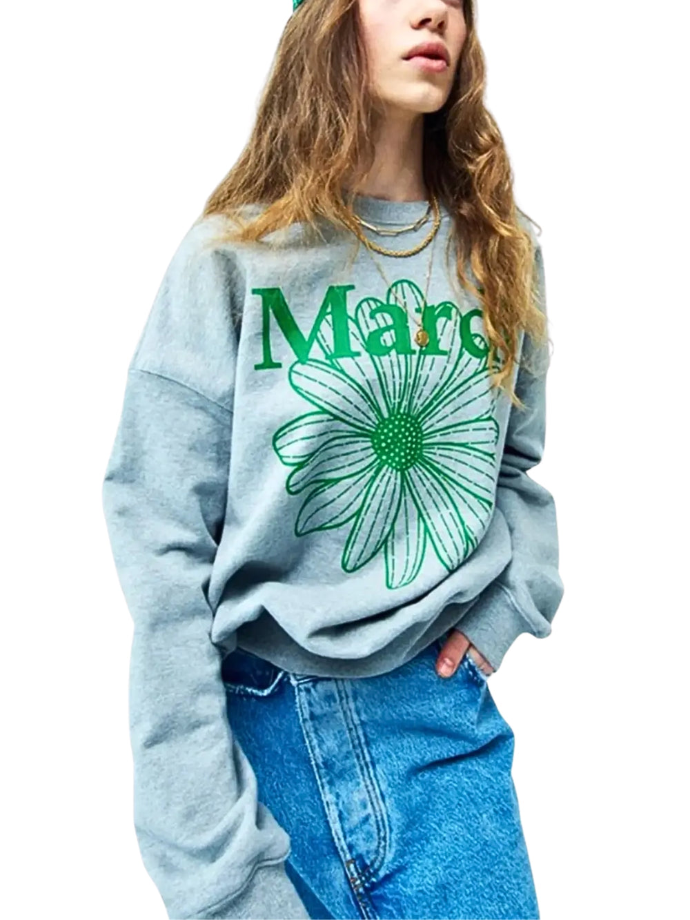 on-model-1-Mardi-Mercredi-Sweatshirt-Flowermardi-Grey-Green