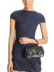 on-model-1-Tory-Burch-Kira-Diamond-Quilt-Top-Handle-Bag-Black