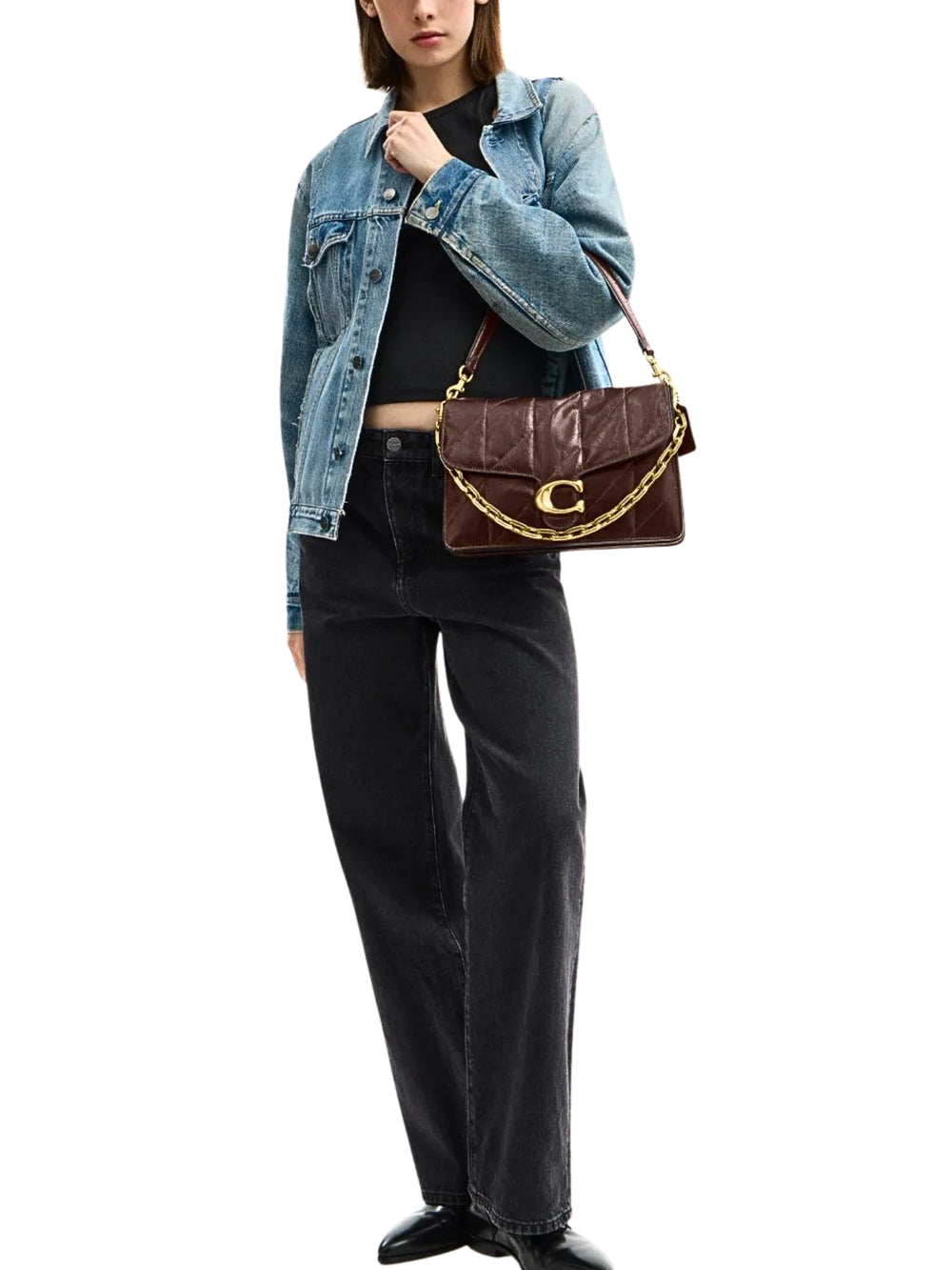 on-model-2-Coach-Chain-Tabby-Shoulder-Bag-30-With-Quilting-Maple