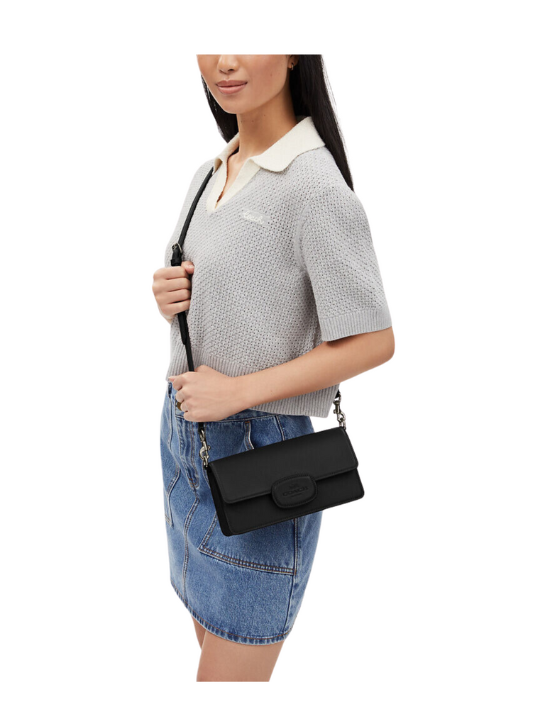 on-model-2-Coach-Eliza-Flap-Crossbody-Bag-Black