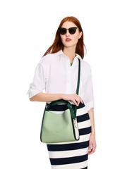 on-model-2-Kate-Spade-Knott-Colorblocked-Medium-Crossbody-Tote-in-Beach-Glass-Multi