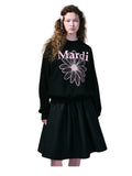 on-model-2-Mardi-Mercredi-Sweatshirt-Flowermardi-Blossom-Black-Pink