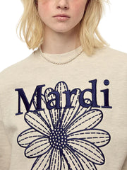 on-model-2-Mardi-Mercredi-Sweatshirt-Flowermardi-Needlework-Oatmeal-Navy