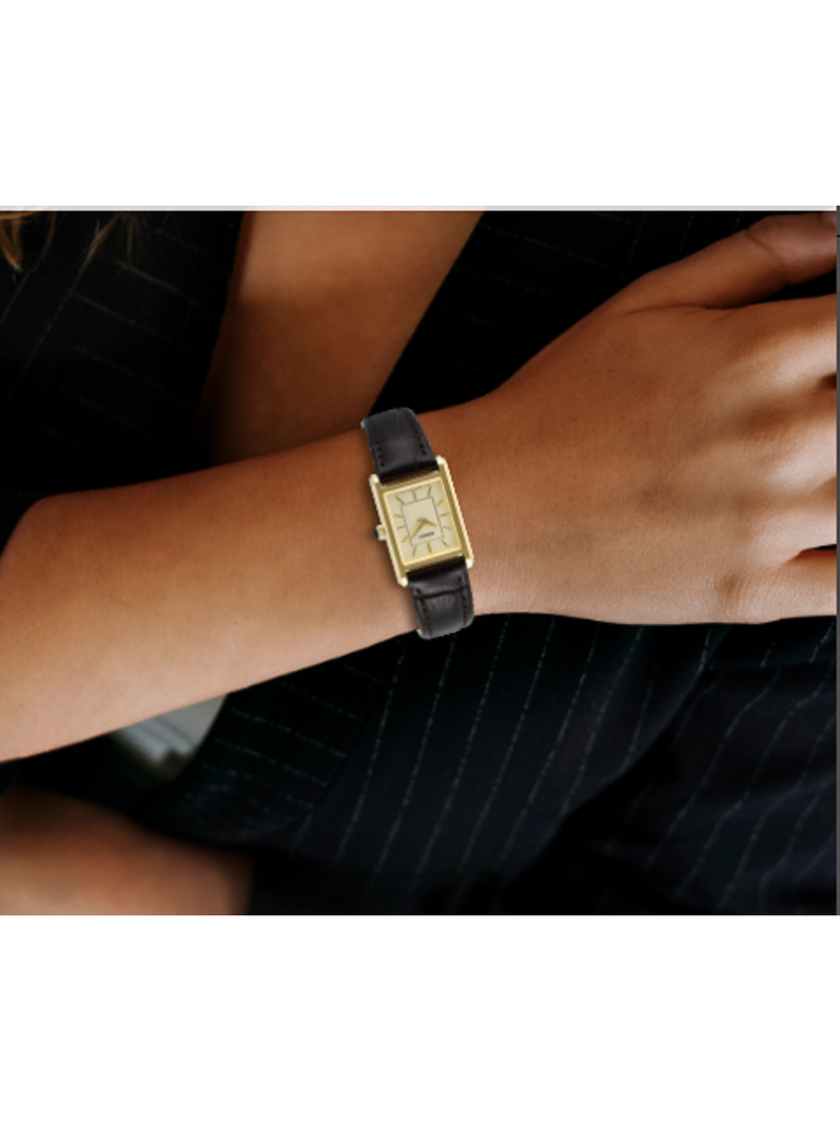 on-model-2-Seiko-SWR110P1-Classic-Women-Quartz-Leather-Strap-Watch-Dark-Brown