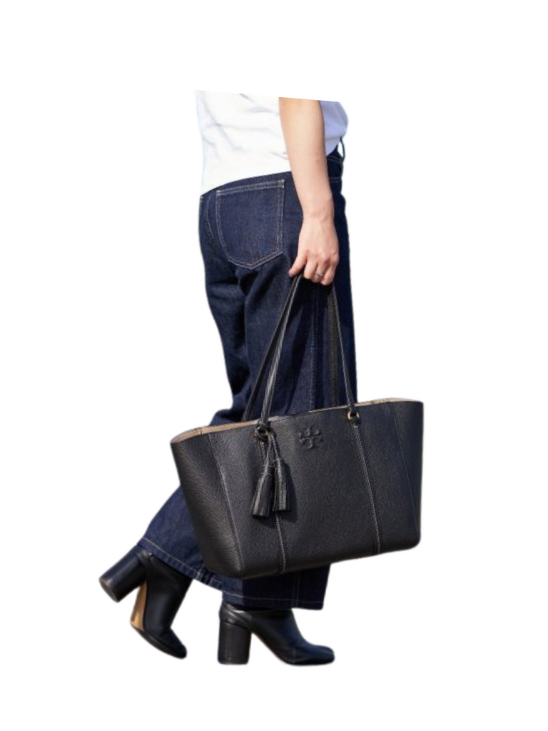 on-model-2-Tory-Burch-Thea-Tote-Bag-Black