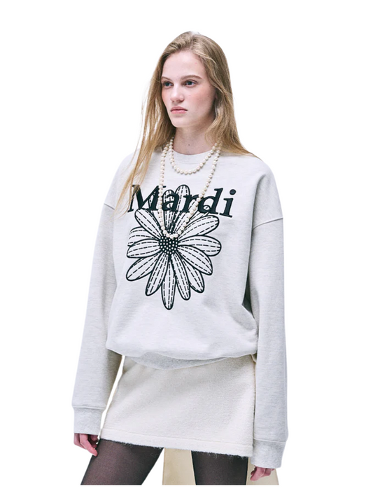 on-model-3-Mardi-Mercredi-Sweatshirt-Flowermardi-Needlework-Oatmeal-Black