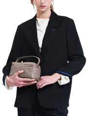 on-model-Aigner-Ellie-Icon-Mini-Bag-Taupe