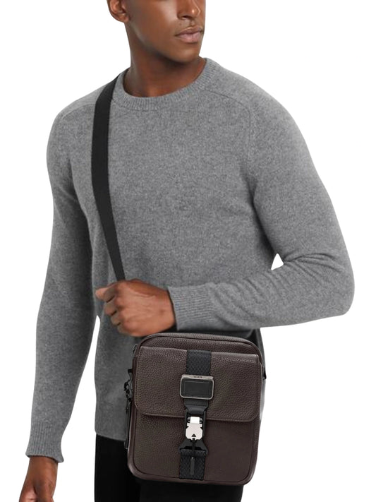 on-model-Alpha-Bravo-Junior-Crossbody-Bag-Dark-Brown-Tumi