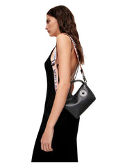 on-model-B-Y-L-Extra-Mala-Leather-Small-Hobo-Bag-Black