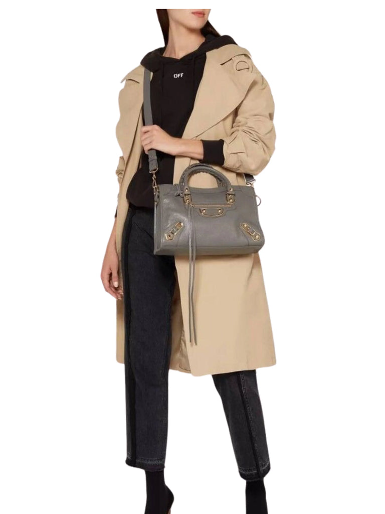 Balenciaga small city metallic edge sales